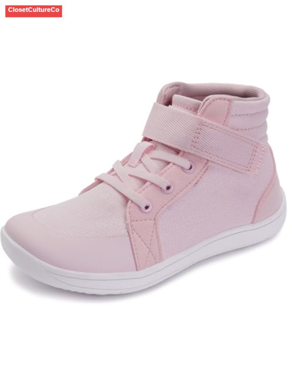 Kids Wide High Top Barefoot Shoes Zero Drop Walking Sneakers